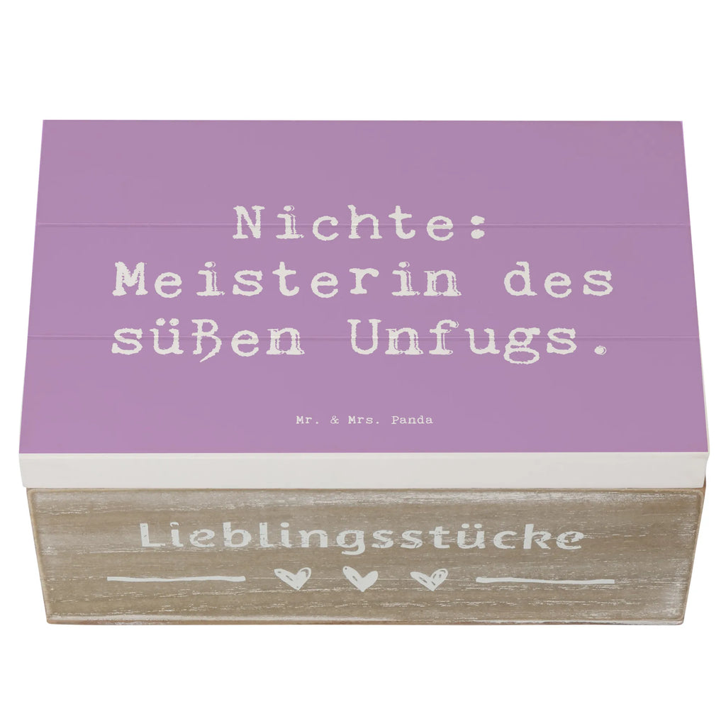 Holzkiste Spruch Nichte Meisterin Kiste, XXL, Schatulle, Geschenkbox, Truhe, Schatzkiste, Erinnerungsbox, Aufbewahrungsbox, Dekokiste, Geschenkdose, Erinnerungskiste, Holzkiste, Familie, Vatertag, Muttertag, Bruder, Schwester, Mama, Papa, Oma, Opa