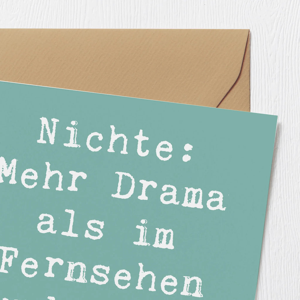 Deluxe Card Saying Nichte: Mehr Drama als im Fernsehen und süßer als Zucker! Glückwunschkarte, Hochwertige Klappkarte, Einladungskarte, Klappkarte, Geburtstagskarte, Grußkarte, Karte, Hochzeitskarte, Hochwertige Grußkarte, Familie, Vatertag, Muttertag, Bruder, Schwester, Mama, Papa, Oma, Opa