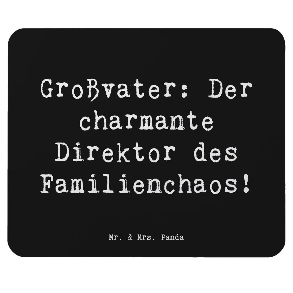 Mouse mat Saying Großvater: Der charmante Direktor des Familienchaos! Laptop, Mausmatte, Lernen, Schenken, Bürobedarf, Arbeitszimmer, Designer Mauspad, Einzigartiges Mauspad, Computer, Mauspad, Büroausstattung, Mousepad, PC Zubehör, Home Office, Mausunterlage, Mauspad Büro, Computer zubehör, Muttertag, Vatertag, Mama, Papa, Oma, Opa, Familie, Schwester, Bruder
