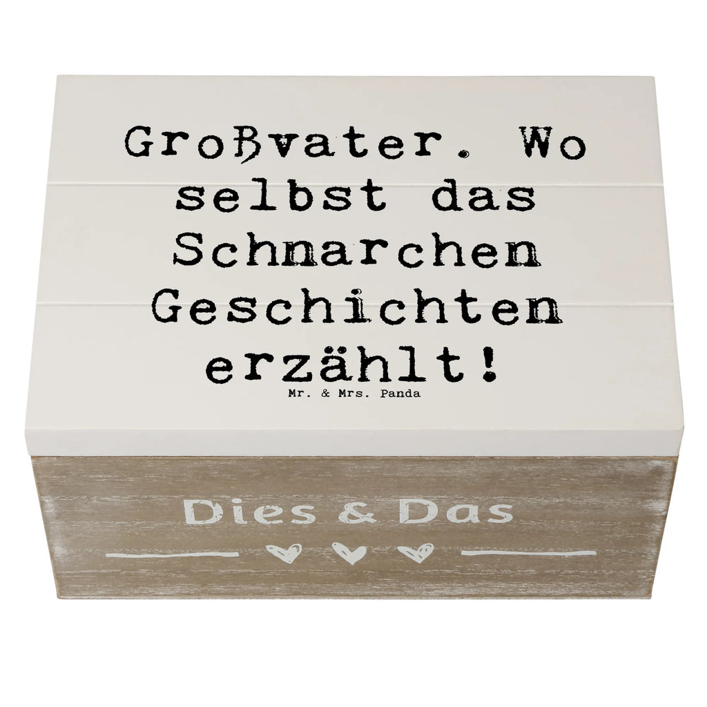 Holzkiste Spruch Großvater Geschichten Schatulle, Holzkiste, Aufbewahrungsbox, Geschenkbox, Schatzkiste, Kiste, Erinnerungsbox, Geschenkdose, XXL, Dekokiste, Erinnerungskiste, Truhe, Familie, Vatertag, Muttertag, Bruder, Schwester, Mama, Papa, Oma, Opa