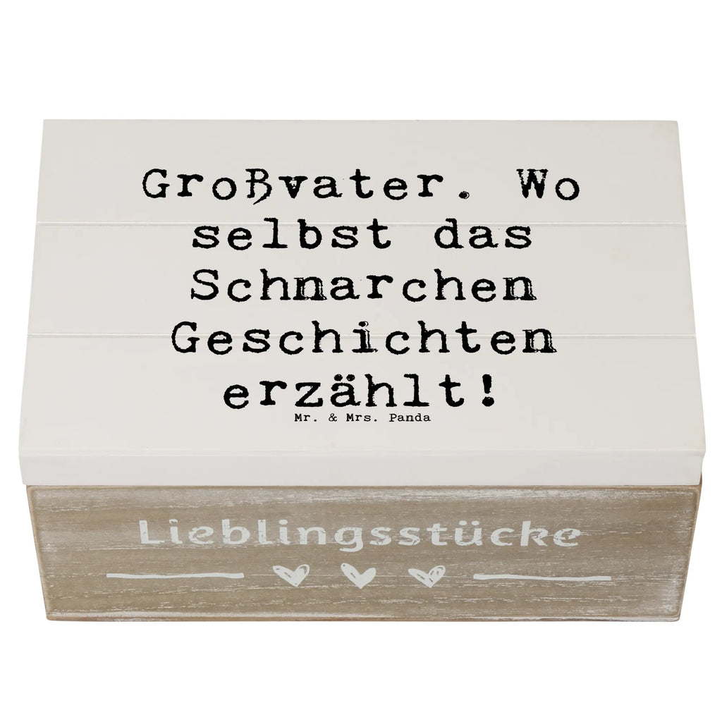 Holzkiste Spruch Großvater Geschichten Schatulle, Holzkiste, Aufbewahrungsbox, Geschenkbox, Schatzkiste, Kiste, Erinnerungsbox, Geschenkdose, XXL, Dekokiste, Erinnerungskiste, Truhe, Familie, Vatertag, Muttertag, Bruder, Schwester, Mama, Papa, Oma, Opa