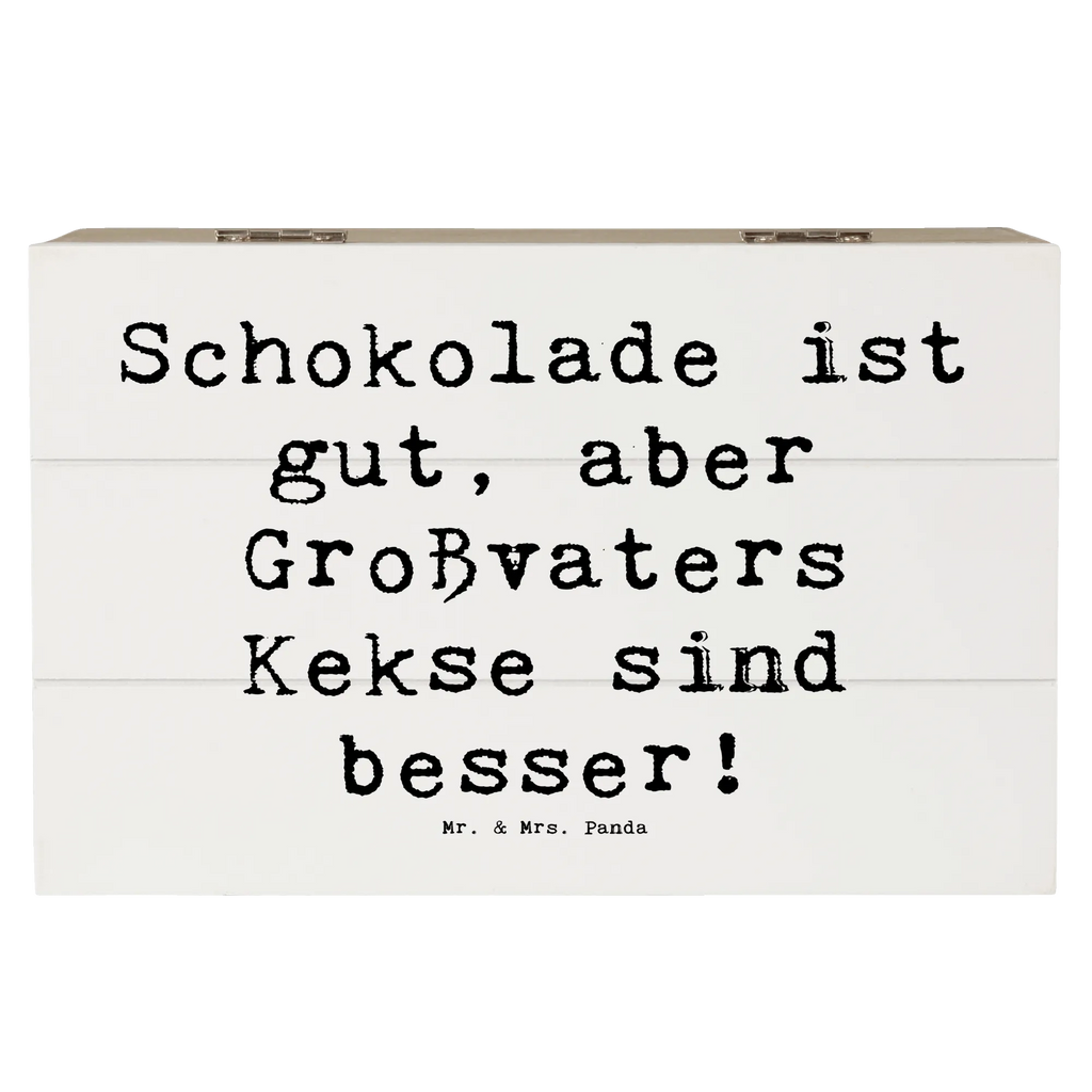 Holzkiste Spruch Großvaters Kekse Schatzkiste, Kiste, Erinnerungsbox, Truhe, Holzkiste, Schatulle, Geschenkdose, Dekokiste, Erinnerungskiste, XXL, Geschenkbox, Aufbewahrungsbox, Familie, Vatertag, Muttertag, Bruder, Schwester, Mama, Papa, Oma, Opa