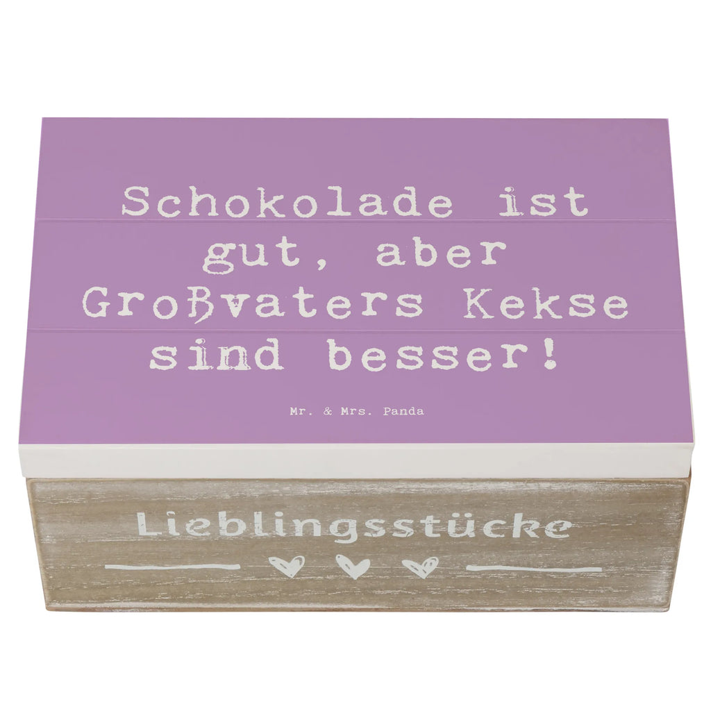 Holzkiste Spruch Großvaters Kekse Schatzkiste, Kiste, Erinnerungsbox, Truhe, Holzkiste, Schatulle, Geschenkdose, Dekokiste, Erinnerungskiste, XXL, Geschenkbox, Aufbewahrungsbox, Familie, Vatertag, Muttertag, Bruder, Schwester, Mama, Papa, Oma, Opa