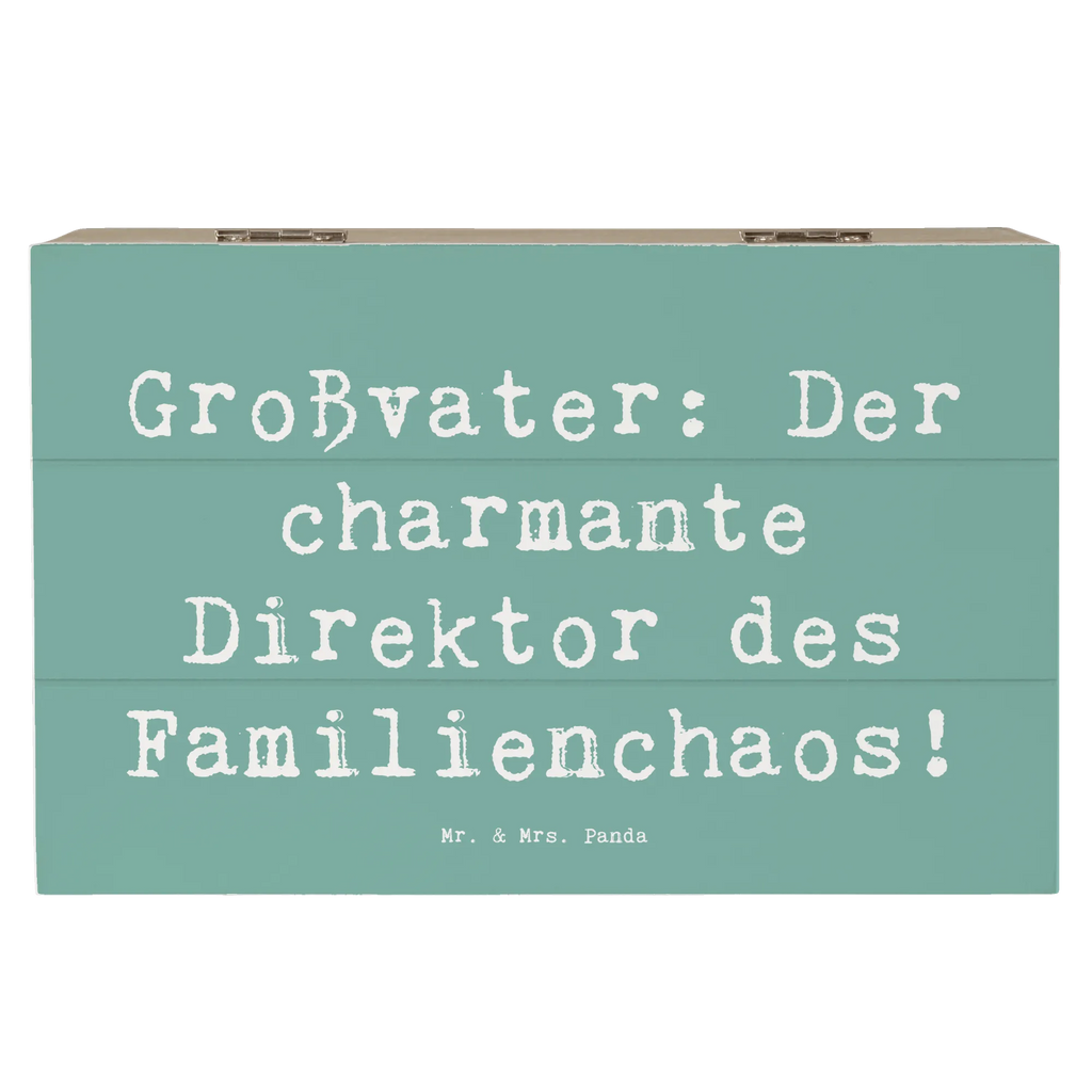 Holzkiste Spruch Großvater Direktor Aufbewahrungsbox, Geschenkdose, Geschenkbox, Schatzkiste, Holzkiste, XXL, Erinnerungsbox, Erinnerungskiste, Truhe, Kiste, Schatulle, Dekokiste, Familie, Vatertag, Muttertag, Bruder, Schwester, Mama, Papa, Oma, Opa