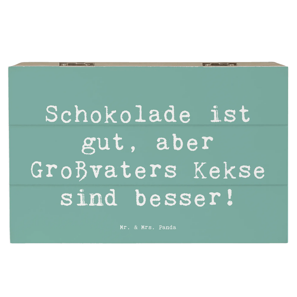 Holzkiste Spruch Großvaters Kekse Schatzkiste, Kiste, Erinnerungsbox, Truhe, Holzkiste, Schatulle, Geschenkdose, Dekokiste, Erinnerungskiste, XXL, Geschenkbox, Aufbewahrungsbox, Familie, Vatertag, Muttertag, Bruder, Schwester, Mama, Papa, Oma, Opa