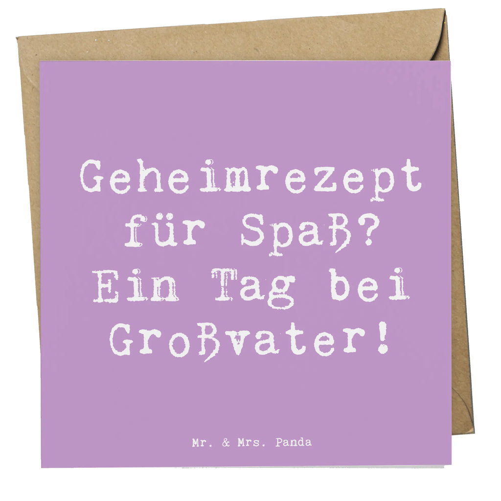Deluxe Karte Spruch Tag bei Großvater Glückwunschkarte, Geburtstagskarte, Hochzeitskarte, Einladungskarte, Karte, Hochwertige Grußkarte, Hochwertige Klappkarte, Grußkarte, Klappkarte, Familie, Vatertag, Muttertag, Bruder, Schwester, Mama, Papa, Oma, Opa