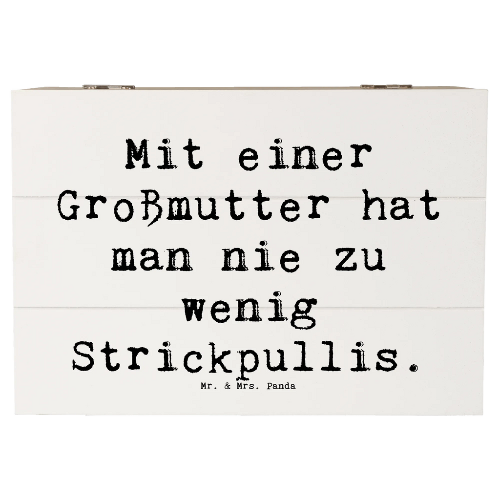 Holzkiste Spruch Großmutter Strickpullis Schatzkiste, Truhe, Aufbewahrungsbox, Kiste, Erinnerungskiste, Geschenkdose, Erinnerungsbox, Geschenkbox, Dekokiste, Holzkiste, Schatulle, XXL, Familie, Vatertag, Muttertag, Bruder, Schwester, Mama, Papa, Oma, Opa