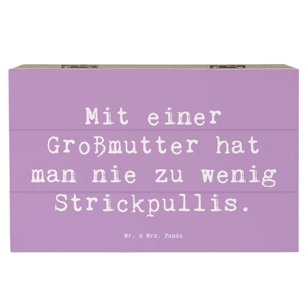 Holzkiste Spruch Großmutter Strickpullis Schatzkiste, Truhe, Aufbewahrungsbox, Kiste, Erinnerungskiste, Geschenkdose, Erinnerungsbox, Geschenkbox, Dekokiste, Holzkiste, Schatulle, XXL, Familie, Vatertag, Muttertag, Bruder, Schwester, Mama, Papa, Oma, Opa