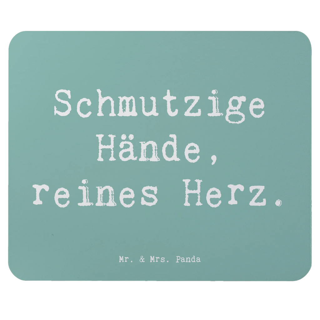 Mouse mat Saying Schmutzige Hände, reines Herz. Mousepad, Computer zubehör, Büroausstattung, PC Zubehör, Arbeitszimmer, Mauspad, Einzigartiges Mauspad, Designer Mauspad, Mausunterlage, Mauspad Büro, Familie, Vatertag, Muttertag, Bruder, Schwester, Mama, Papa, Oma, Opa