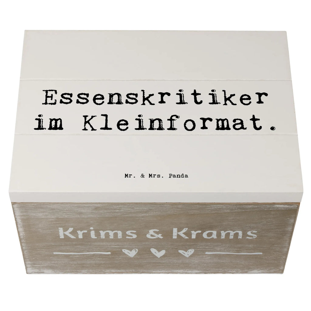 Holzkiste Spruch Kind Essenskritiker Geschenkdose, Dekokiste, Schatulle, XXL, Schatzkiste, Erinnerungskiste, Erinnerungsbox, Aufbewahrungsbox, Geschenkbox, Holzkiste, Truhe, Kiste, Familie, Vatertag, Muttertag, Bruder, Schwester, Mama, Papa, Oma, Opa