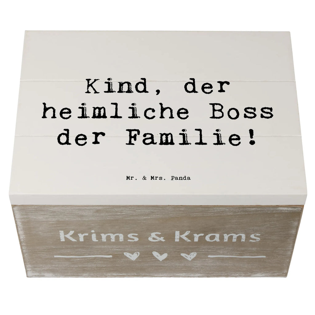 Holzkiste Spruch Kind Heimliche Führungskraft Geschenkbox, Kiste, Truhe, Aufbewahrungsbox, Holzkiste, Schatzkiste, Geschenkdose, Schatulle, XXL, Erinnerungskiste, Erinnerungsbox, Dekokiste, Familie, Vatertag, Muttertag, Bruder, Schwester, Mama, Papa, Oma, Opa