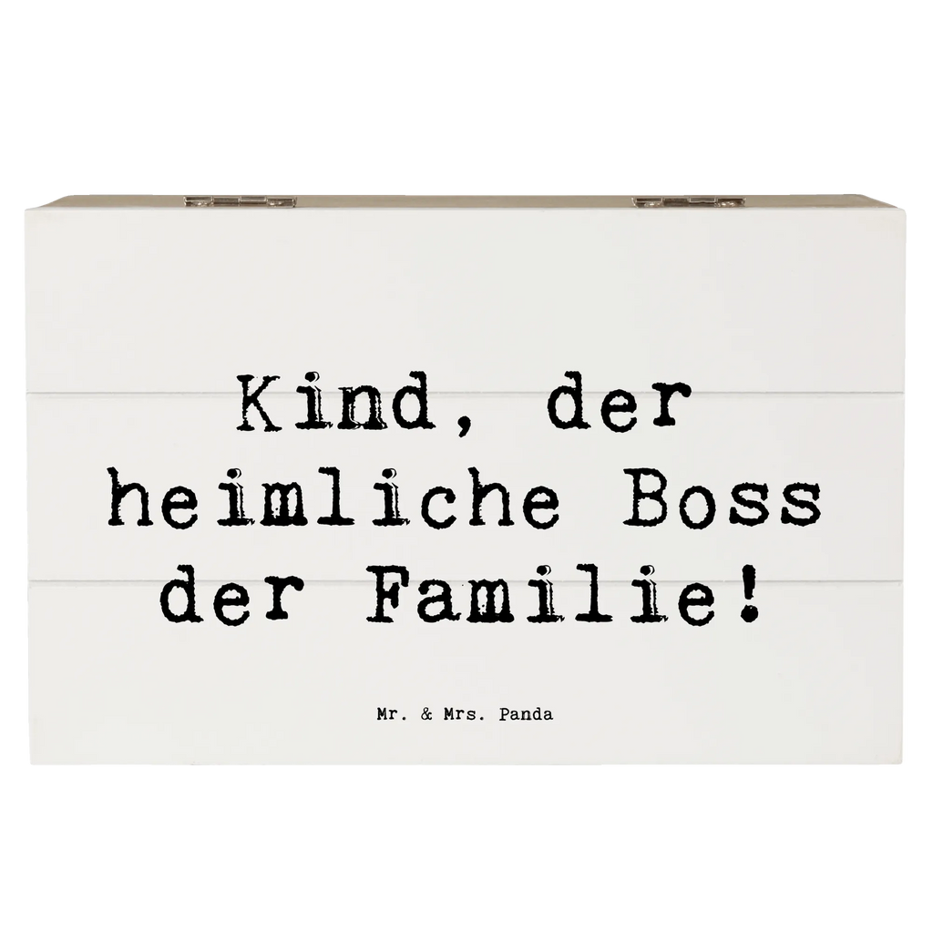 Holzkiste Spruch Kind Heimliche Führungskraft Geschenkbox, Kiste, Truhe, Aufbewahrungsbox, Holzkiste, Schatzkiste, Geschenkdose, Schatulle, XXL, Erinnerungskiste, Erinnerungsbox, Dekokiste, Familie, Vatertag, Muttertag, Bruder, Schwester, Mama, Papa, Oma, Opa