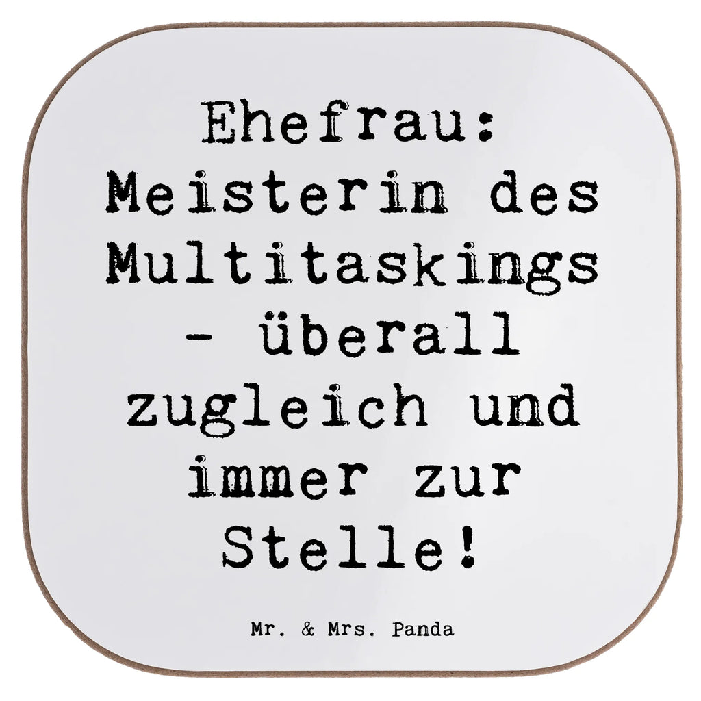 Square coaster Saying Ehefrau: Meisterin des Multitaskings - überall zugleich und immer zur Stelle! Bierdeckel, Glasuntersetzer, Korkuntersetzer, Untersetzer Holz, Holzuntersetzer, Untersetzer aus Holz, Untersetzer Design, Untersetzer, Untersetzer für Gläser, Untersetzer Gläser, Tassen Untersetzer, Getränkeuntersetzer, Familie, Vatertag, Muttertag, Bruder, Schwester, Mama, Papa, Oma, Opa