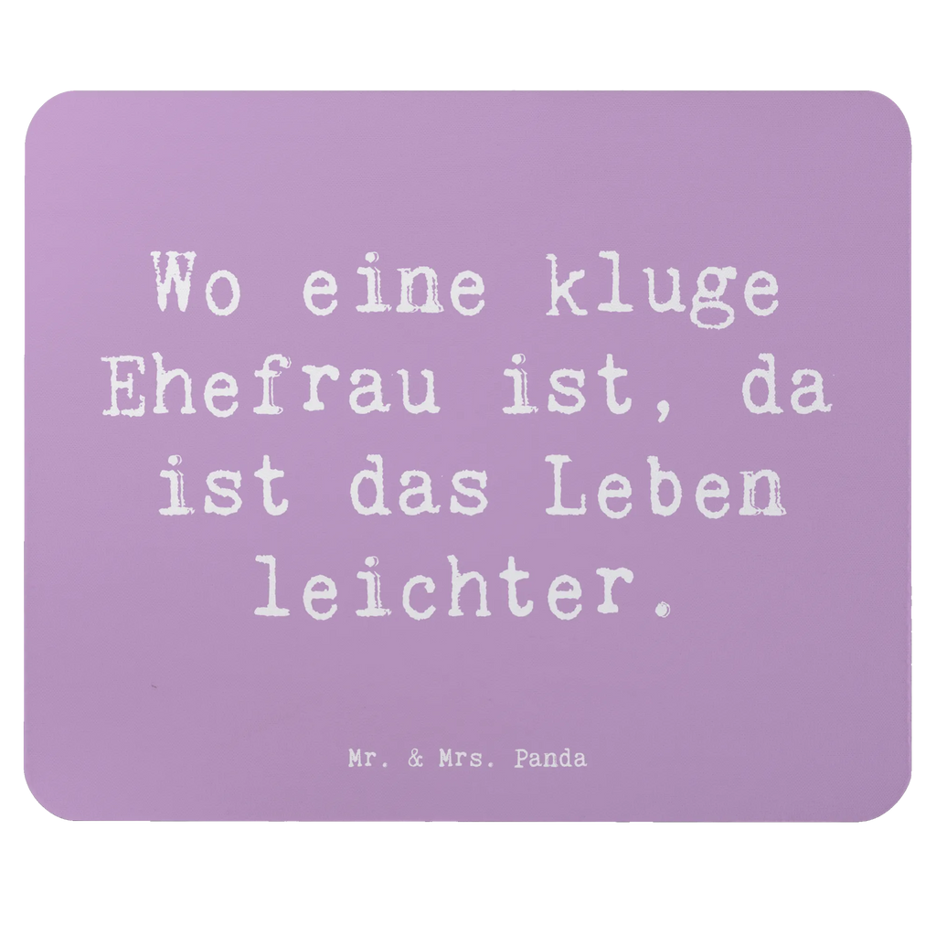 Mouse mat Saying Wo eine kluge Ehefrau ist, da ist das Leben leichter. Mousepad, Computer zubehör, Büroausstattung, PC Zubehör, Arbeitszimmer, Mauspad, Einzigartiges Mauspad, Designer Mauspad, Mausunterlage, Mauspad Büro, Familie, Vatertag, Muttertag, Bruder, Schwester, Mama, Papa, Oma, Opa