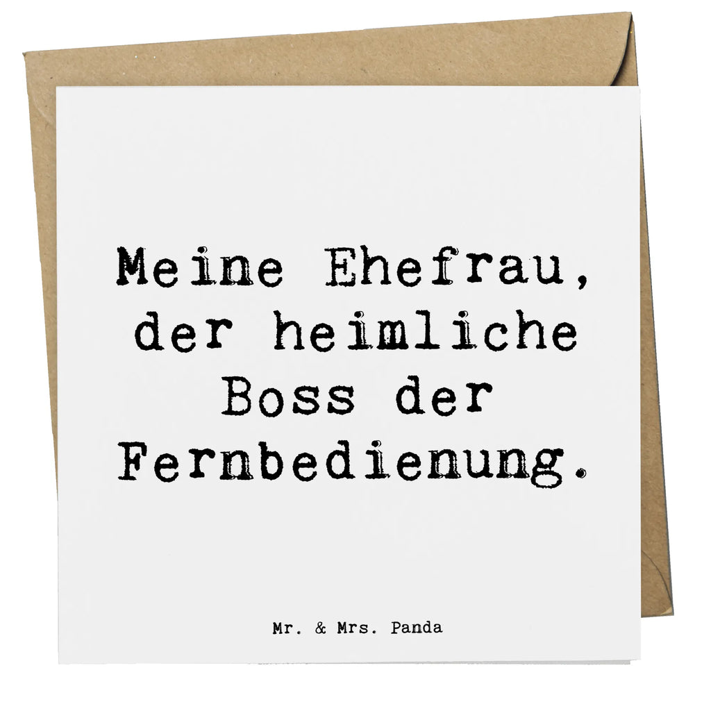 Deluxe Karte Spruch Ehefrau Boss Geburtstagskarte, Hochwertige Klappkarte, Grußkarte, Glückwunschkarte, Hochwertige Grußkarte, Klappkarte, Karte, Hochzeitskarte, Einladungskarte, Familie, Vatertag, Muttertag, Bruder, Schwester, Mama, Papa, Oma, Opa
