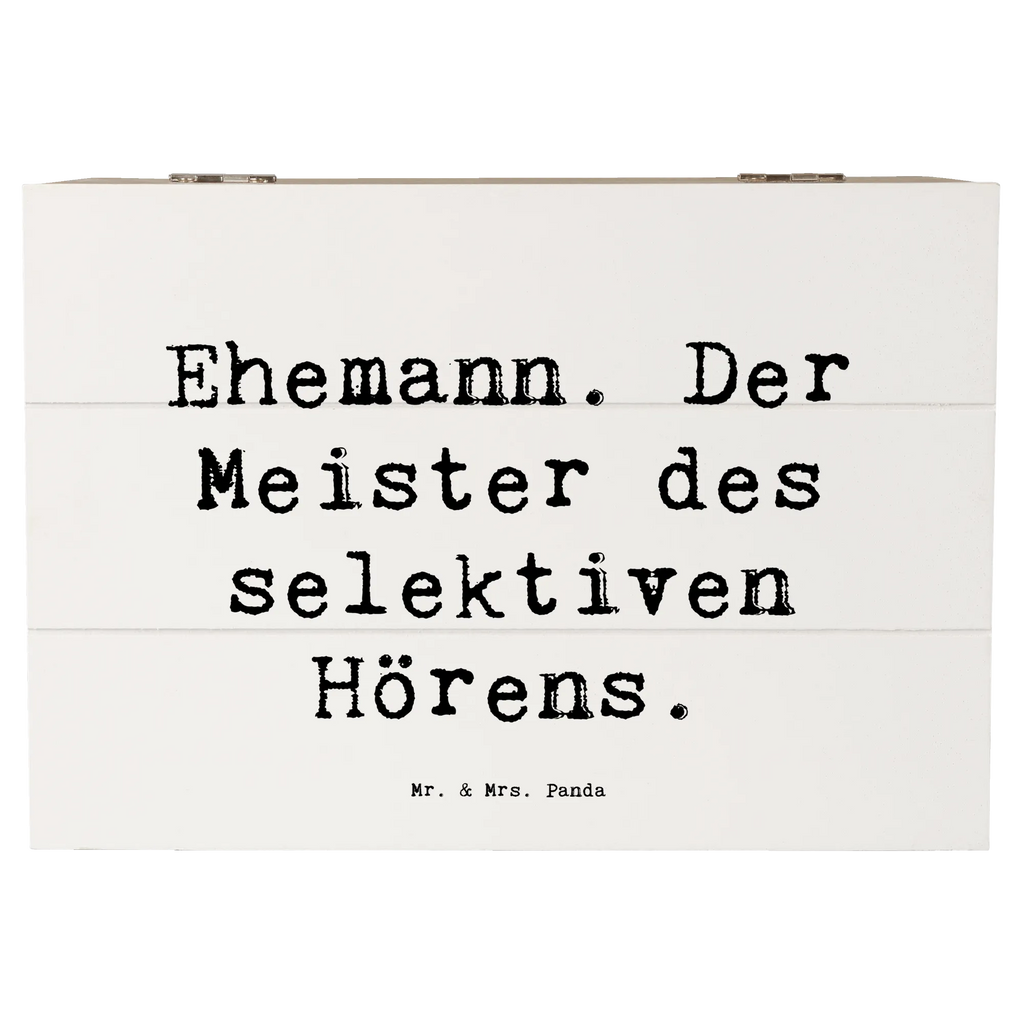 Holzkiste Spruch Ehemann Meister Truhe, XXL, Dekokiste, Erinnerungskiste, Schatzkiste, Holzkiste, Aufbewahrungsbox, Kiste, Schatulle, Geschenkdose, Erinnerungsbox, Geschenkbox, Familie, Vatertag, Muttertag, Bruder, Schwester, Mama, Papa, Oma, Opa