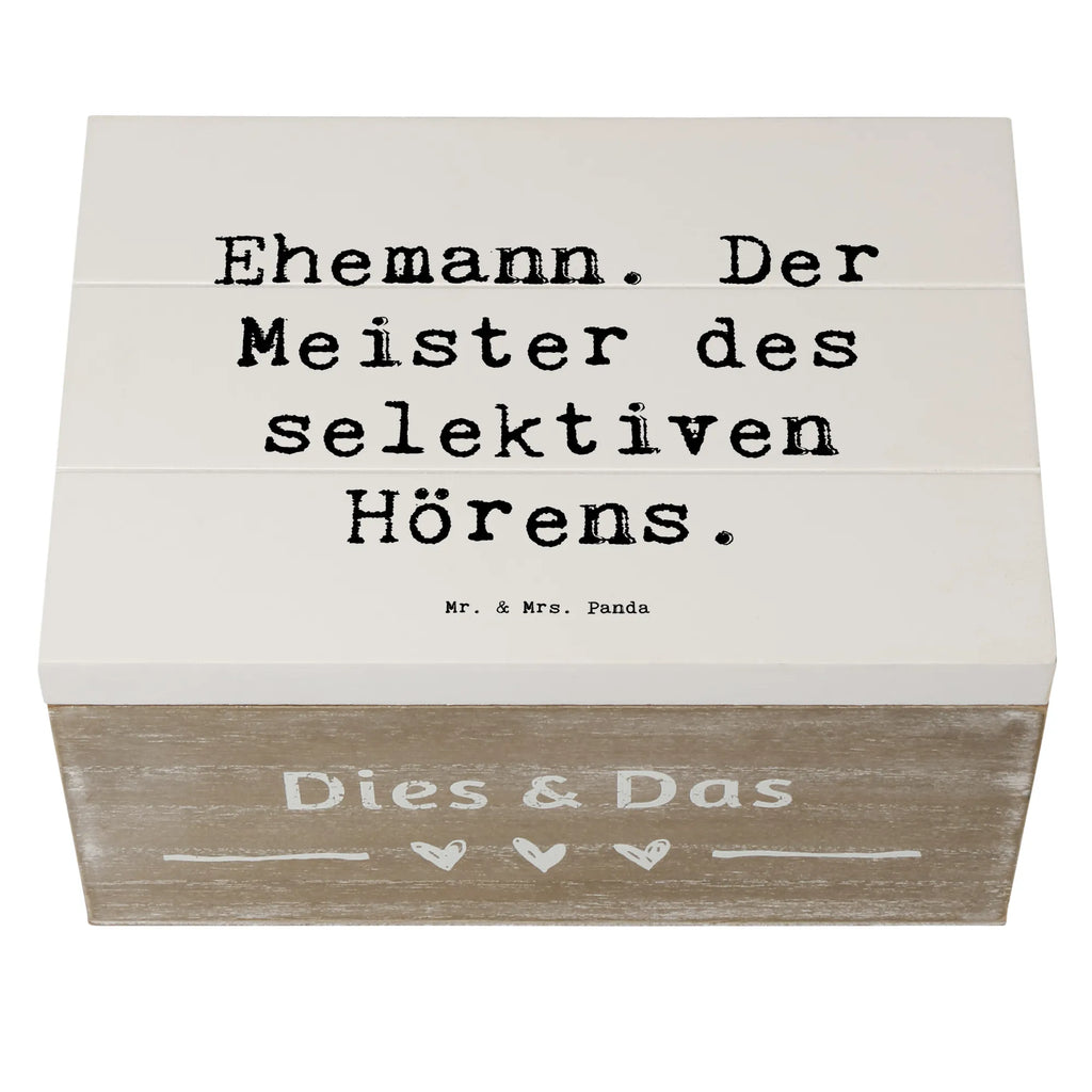 Holzkiste Spruch Ehemann Meister Truhe, XXL, Dekokiste, Erinnerungskiste, Schatzkiste, Holzkiste, Aufbewahrungsbox, Kiste, Schatulle, Geschenkdose, Erinnerungsbox, Geschenkbox, Familie, Vatertag, Muttertag, Bruder, Schwester, Mama, Papa, Oma, Opa