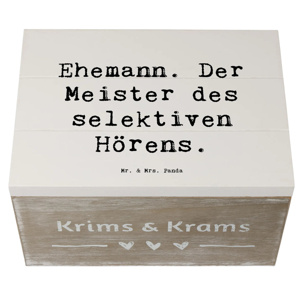 Holzkiste Spruch Ehemann Meister Truhe, XXL, Dekokiste, Erinnerungskiste, Schatzkiste, Holzkiste, Aufbewahrungsbox, Kiste, Schatulle, Geschenkdose, Erinnerungsbox, Geschenkbox, Familie, Vatertag, Muttertag, Bruder, Schwester, Mama, Papa, Oma, Opa