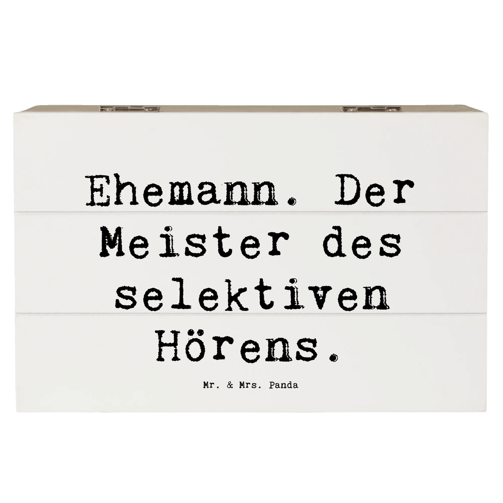 Holzkiste Spruch Ehemann Meister Truhe, XXL, Dekokiste, Erinnerungskiste, Schatzkiste, Holzkiste, Aufbewahrungsbox, Kiste, Schatulle, Geschenkdose, Erinnerungsbox, Geschenkbox, Familie, Vatertag, Muttertag, Bruder, Schwester, Mama, Papa, Oma, Opa