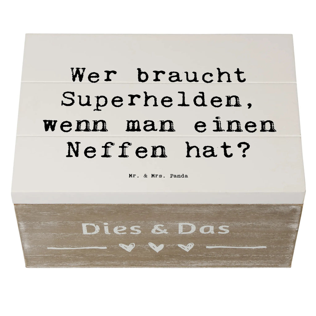 Holzkiste Spruch Neffe Held Aufbewahrungsbox, Schatulle, Kiste, XXL, Holzkiste, Schatzkiste, Truhe, Geschenkbox, Erinnerungsbox, Dekokiste, Geschenkdose, Erinnerungskiste, Familie, Vatertag, Muttertag, Bruder, Schwester, Mama, Papa, Oma, Opa
