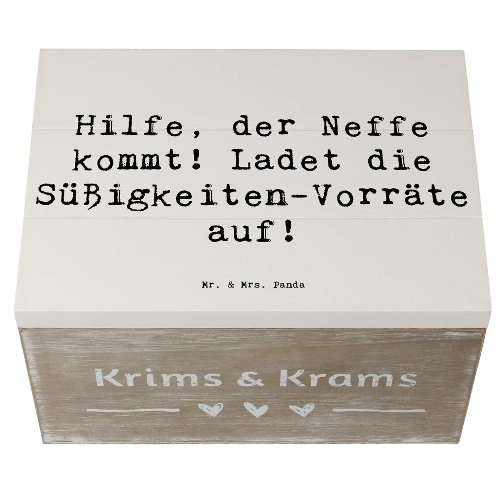 Holzkiste Spruch Neffe Besuch Kiste, Truhe, Schatzkiste, Geschenkbox, Erinnerungsbox, Schatulle, Dekokiste, Aufbewahrungsbox, Erinnerungskiste, Holzkiste, Geschenkdose, XXL, Familie, Vatertag, Muttertag, Bruder, Schwester, Mama, Papa, Oma, Opa