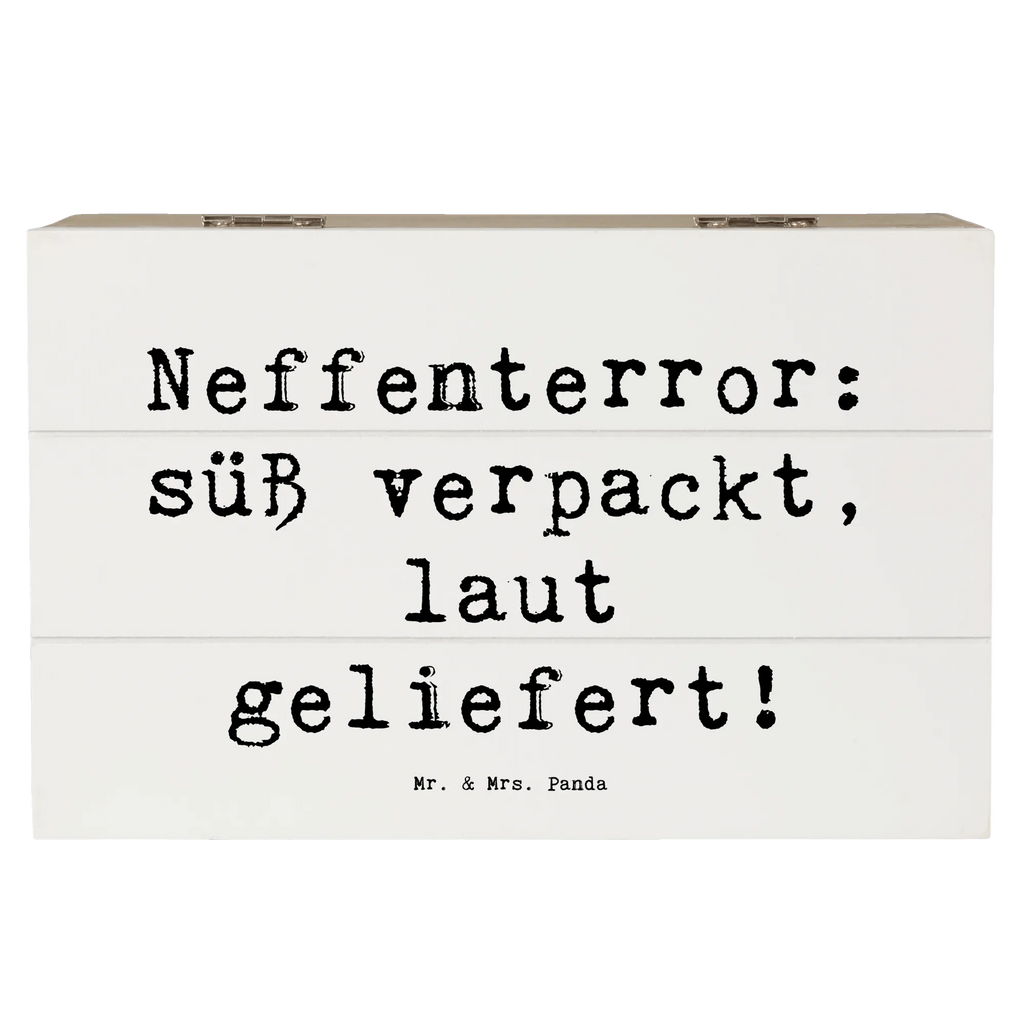 Holzkiste Spruch Neffe Chaos Erinnerungsbox, Schatzkiste, XXL, Aufbewahrungsbox, Erinnerungskiste, Geschenkdose, Dekokiste, Geschenkbox, Schatulle, Kiste, Truhe, Holzkiste, Familie, Vatertag, Muttertag, Bruder, Schwester, Mama, Papa, Oma, Opa