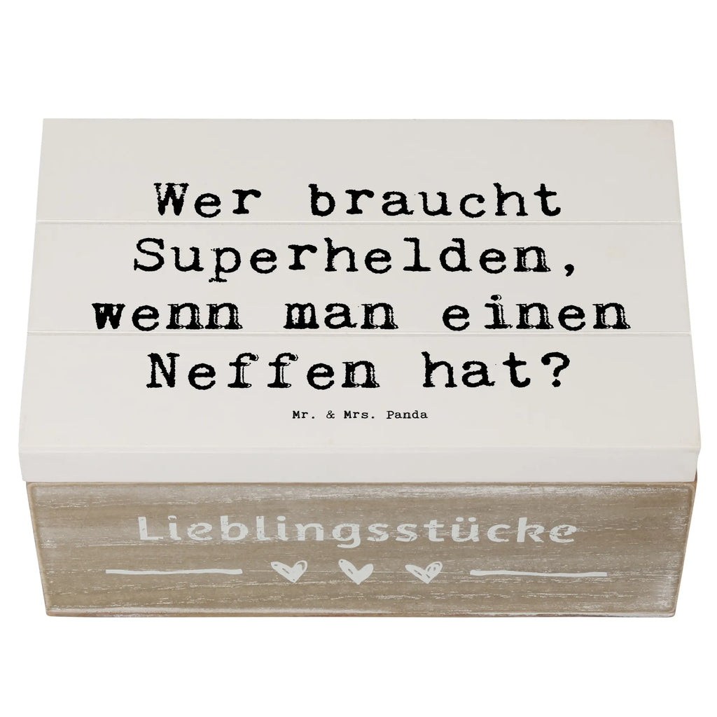 Holzkiste Spruch Neffe Held Aufbewahrungsbox, Schatulle, Kiste, XXL, Holzkiste, Schatzkiste, Truhe, Geschenkbox, Erinnerungsbox, Dekokiste, Geschenkdose, Erinnerungskiste, Familie, Vatertag, Muttertag, Bruder, Schwester, Mama, Papa, Oma, Opa