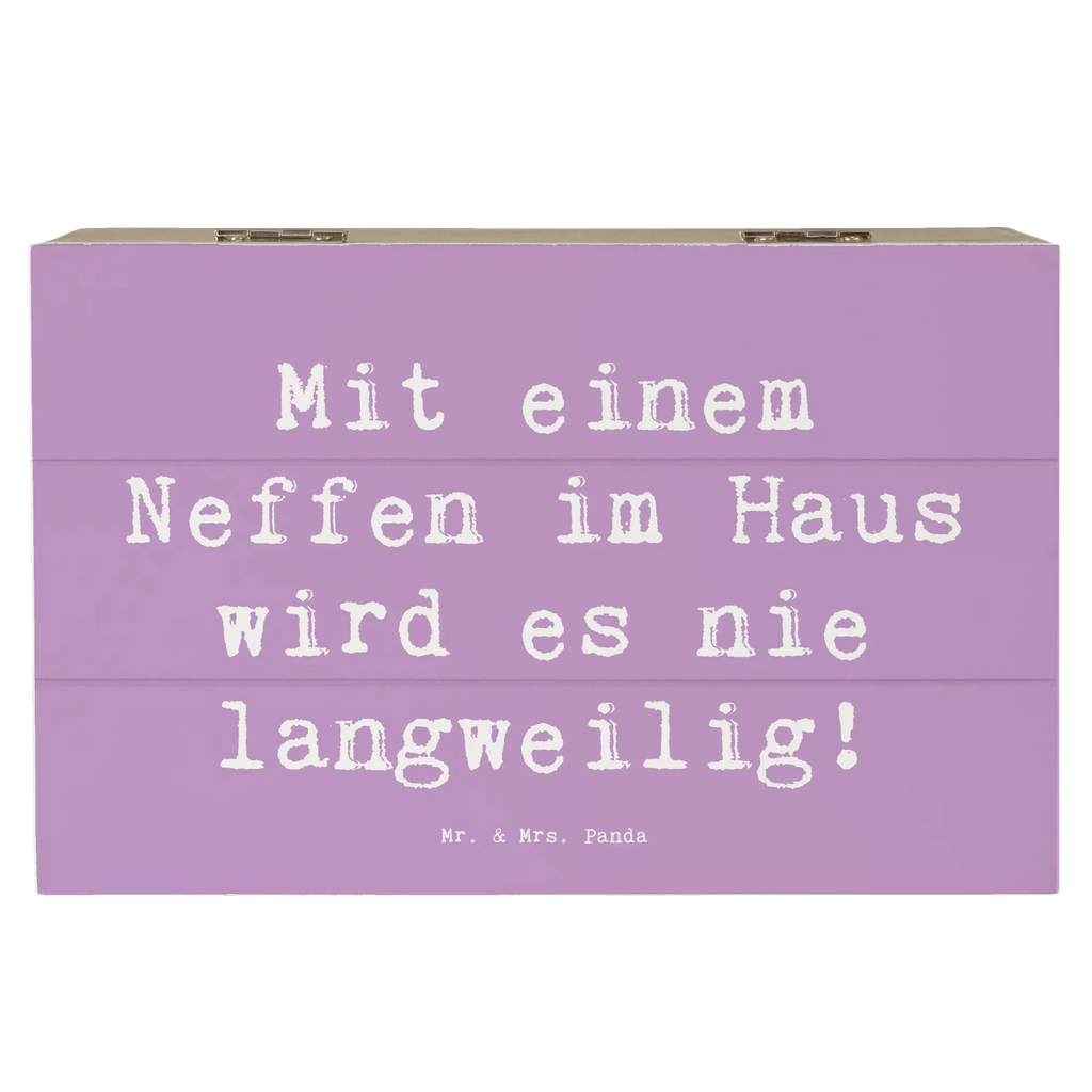Holzkiste Spruch Neffe Spaß Schatzkiste, Kiste, Aufbewahrungsbox, XXL, Truhe, Geschenkbox, Erinnerungsbox, Schatulle, Geschenkdose, Erinnerungskiste, Dekokiste, Holzkiste, Familie, Vatertag, Muttertag, Bruder, Schwester, Mama, Papa, Oma, Opa