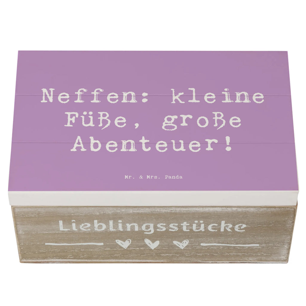 Holzkiste Spruch Neffe Abenteuer Aufbewahrungsbox, Dekokiste, Geschenkdose, Kiste, Geschenkbox, Truhe, XXL, Erinnerungskiste, Schatzkiste, Schatulle, Holzkiste, Erinnerungsbox, Familie, Vatertag, Muttertag, Bruder, Schwester, Mama, Papa, Oma, Opa
