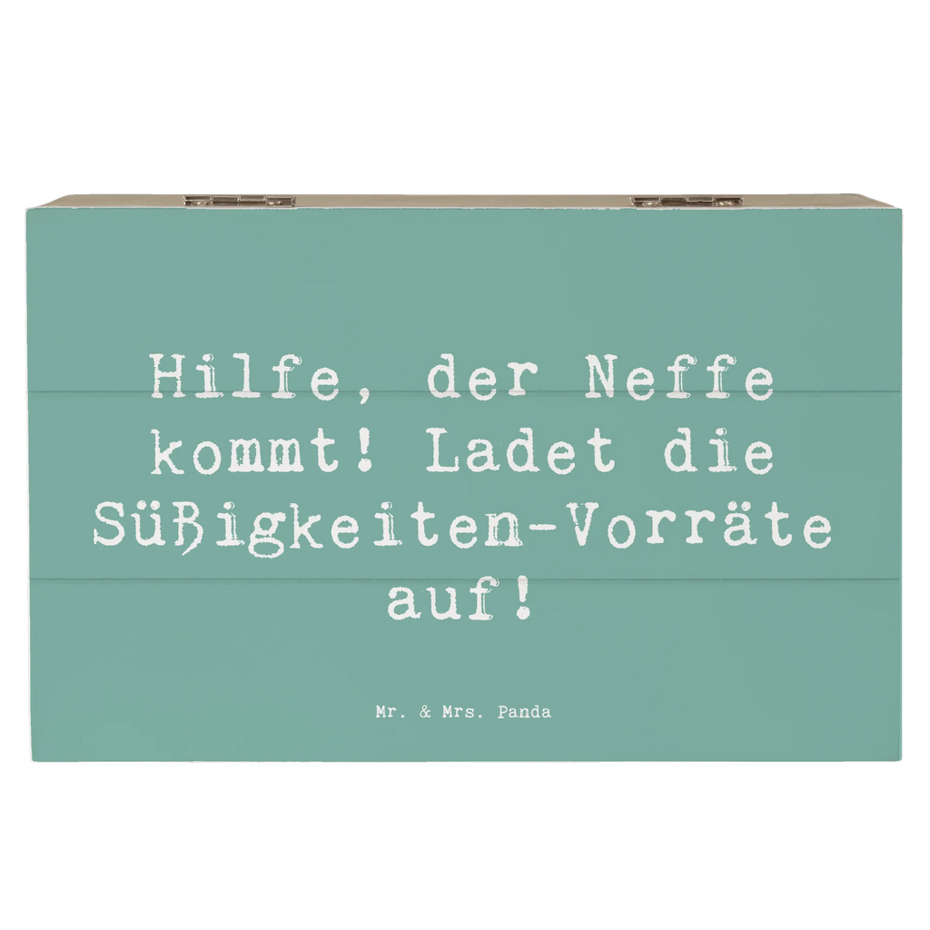 Holzkiste Spruch Neffe Besuch Kiste, Truhe, Schatzkiste, Geschenkbox, Erinnerungsbox, Schatulle, Dekokiste, Aufbewahrungsbox, Erinnerungskiste, Holzkiste, Geschenkdose, XXL, Familie, Vatertag, Muttertag, Bruder, Schwester, Mama, Papa, Oma, Opa