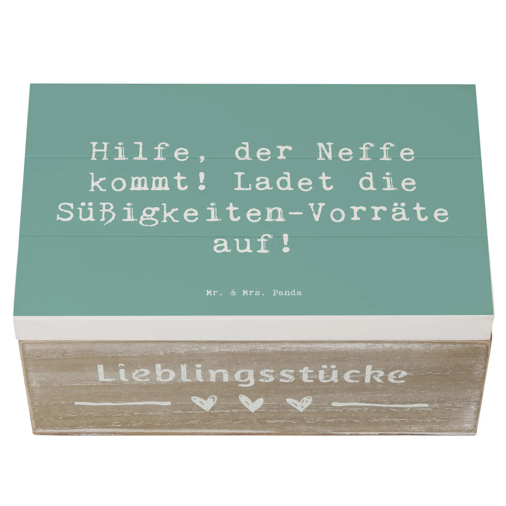 Holzkiste Spruch Neffe Besuch Kiste, Truhe, Schatzkiste, Geschenkbox, Erinnerungsbox, Schatulle, Dekokiste, Aufbewahrungsbox, Erinnerungskiste, Holzkiste, Geschenkdose, XXL, Familie, Vatertag, Muttertag, Bruder, Schwester, Mama, Papa, Oma, Opa