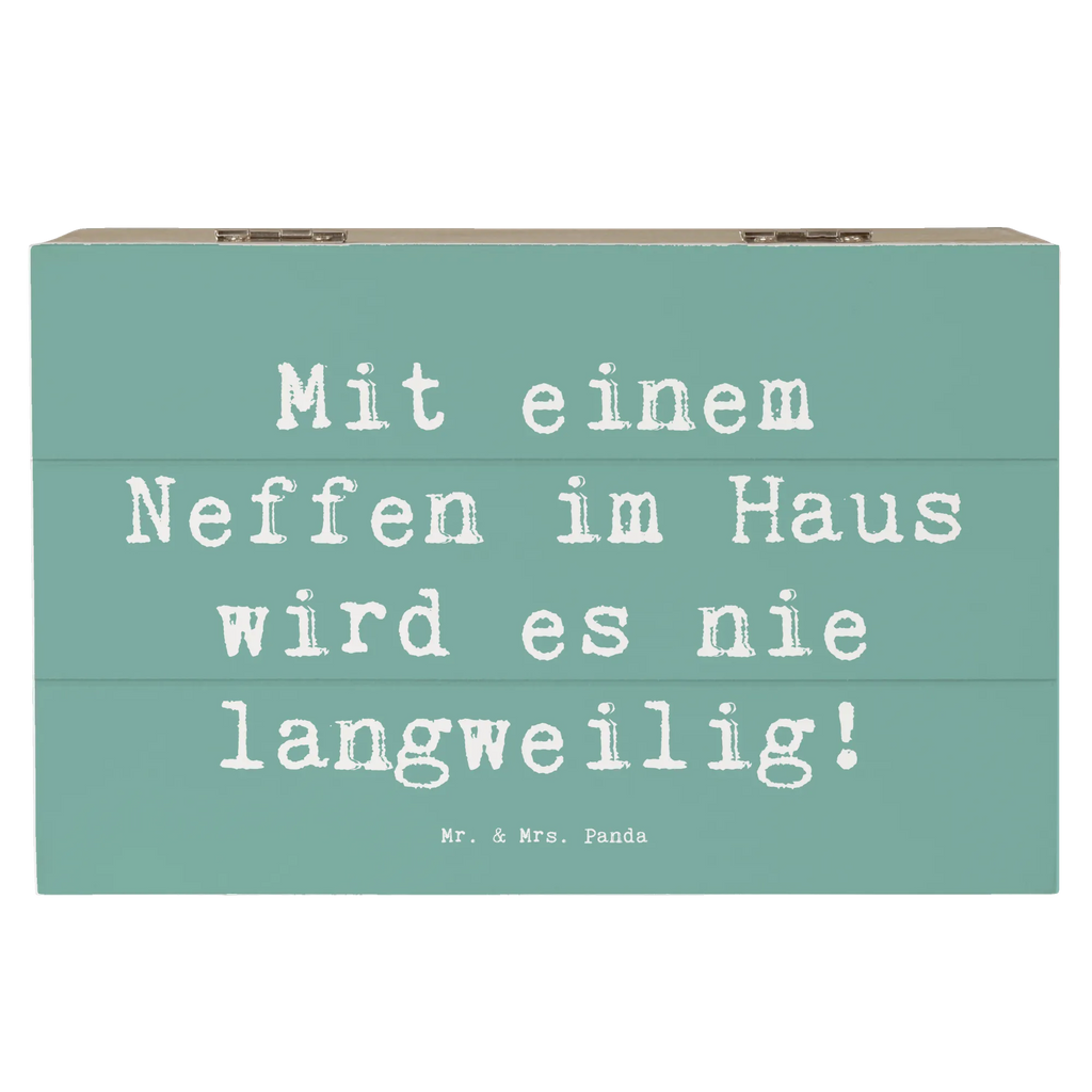 Holzkiste Spruch Neffe Spaß Schatzkiste, Kiste, Aufbewahrungsbox, XXL, Truhe, Geschenkbox, Erinnerungsbox, Schatulle, Geschenkdose, Erinnerungskiste, Dekokiste, Holzkiste, Familie, Vatertag, Muttertag, Bruder, Schwester, Mama, Papa, Oma, Opa