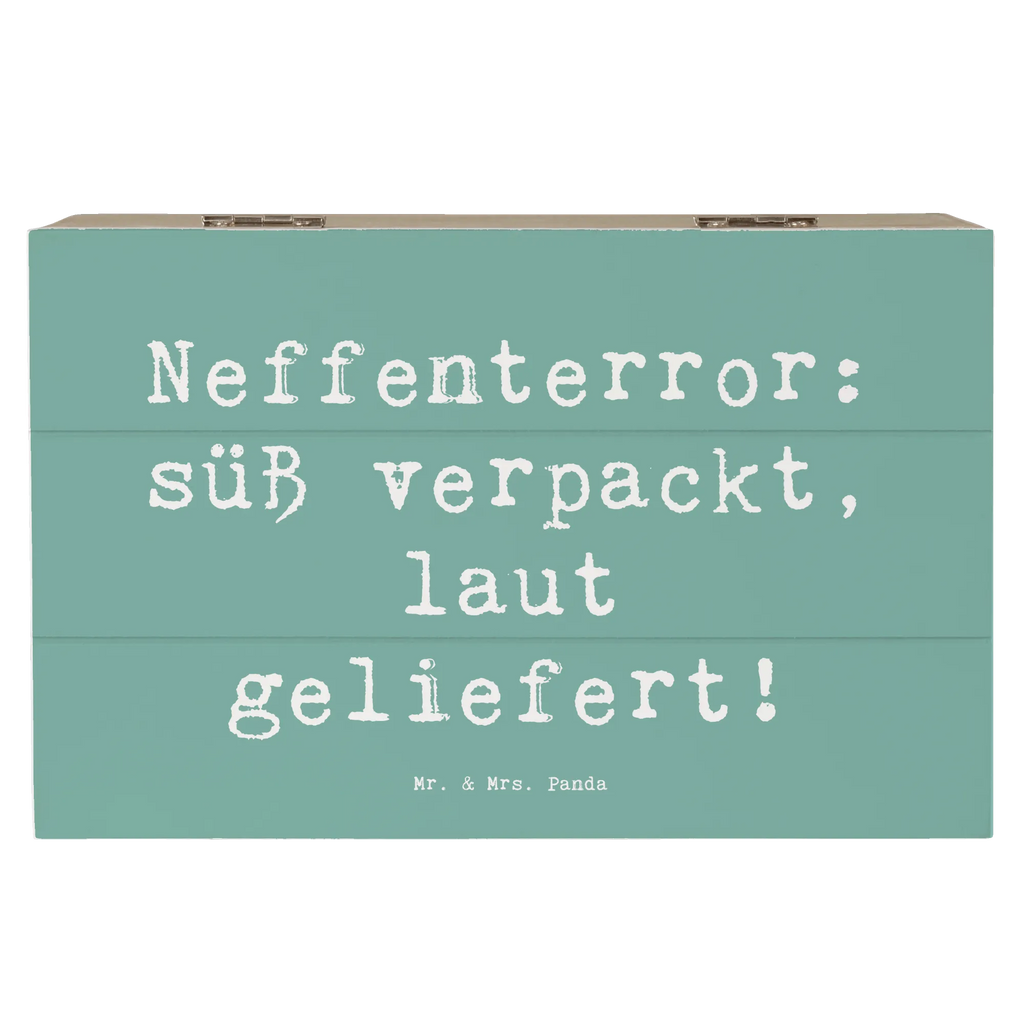 Holzkiste Spruch Neffe Chaos Erinnerungsbox, Schatzkiste, XXL, Aufbewahrungsbox, Erinnerungskiste, Geschenkdose, Dekokiste, Geschenkbox, Schatulle, Kiste, Truhe, Holzkiste, Familie, Vatertag, Muttertag, Bruder, Schwester, Mama, Papa, Oma, Opa