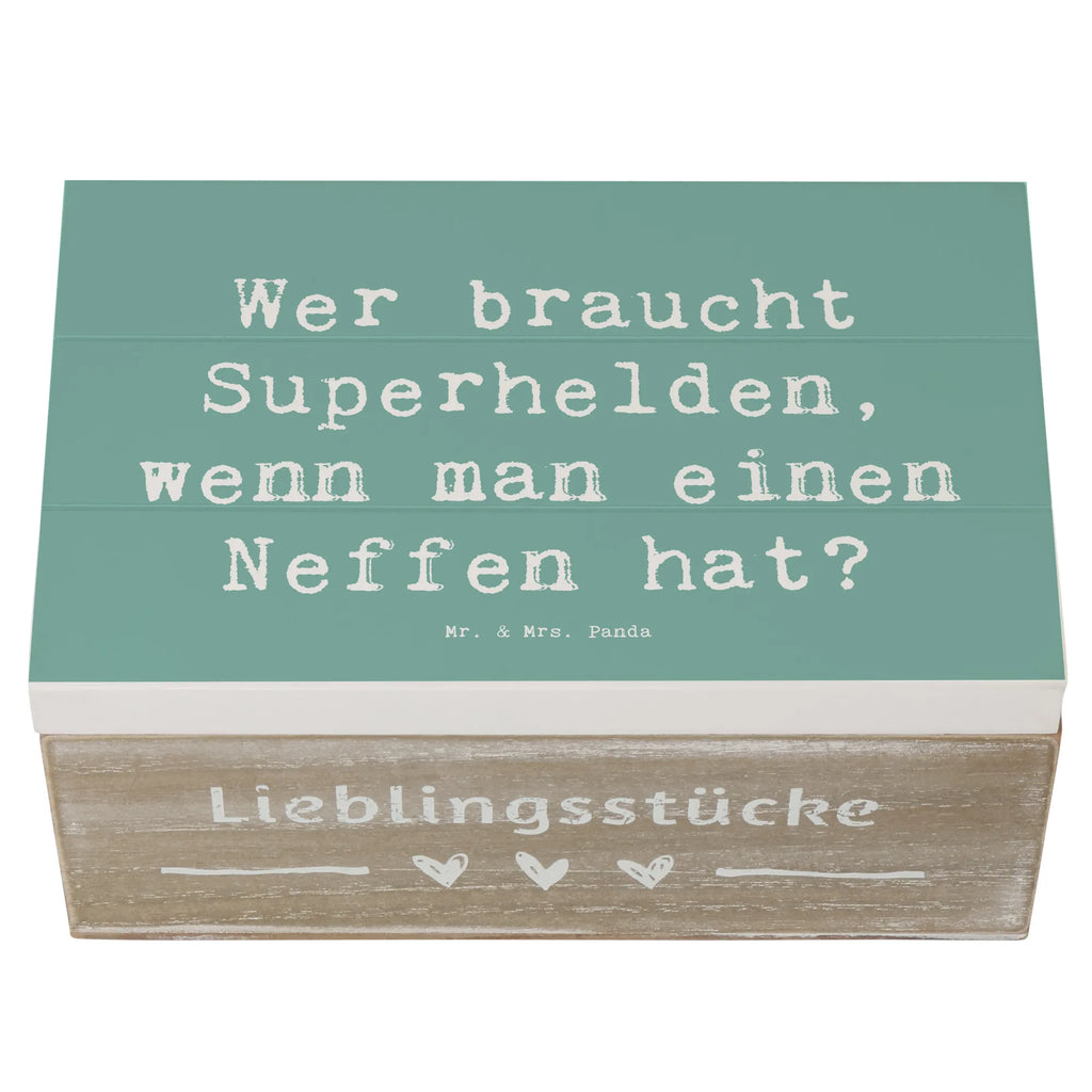 Holzkiste Spruch Neffe Held Aufbewahrungsbox, Schatulle, Kiste, XXL, Holzkiste, Schatzkiste, Truhe, Geschenkbox, Erinnerungsbox, Dekokiste, Geschenkdose, Erinnerungskiste, Familie, Vatertag, Muttertag, Bruder, Schwester, Mama, Papa, Oma, Opa