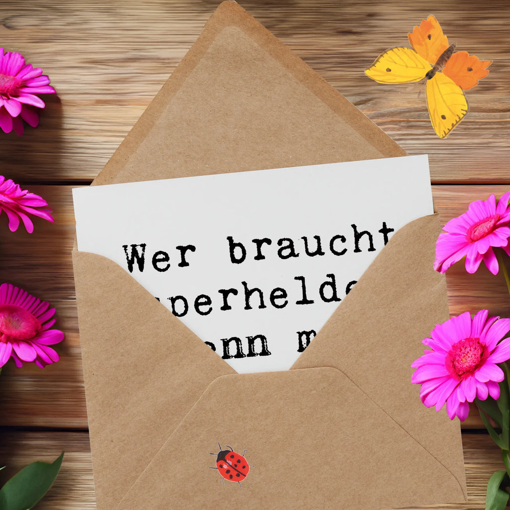 Deluxe Karte Spruch Neffe Held Einladungskarte, Geburtstagskarte, Karte, Hochzeitskarte, Glückwunschkarte, Grußkarte, Klappkarte, Hochwertige Klappkarte, Hochwertige Grußkarte, Familie, Vatertag, Muttertag, Bruder, Schwester, Mama, Papa, Oma, Opa