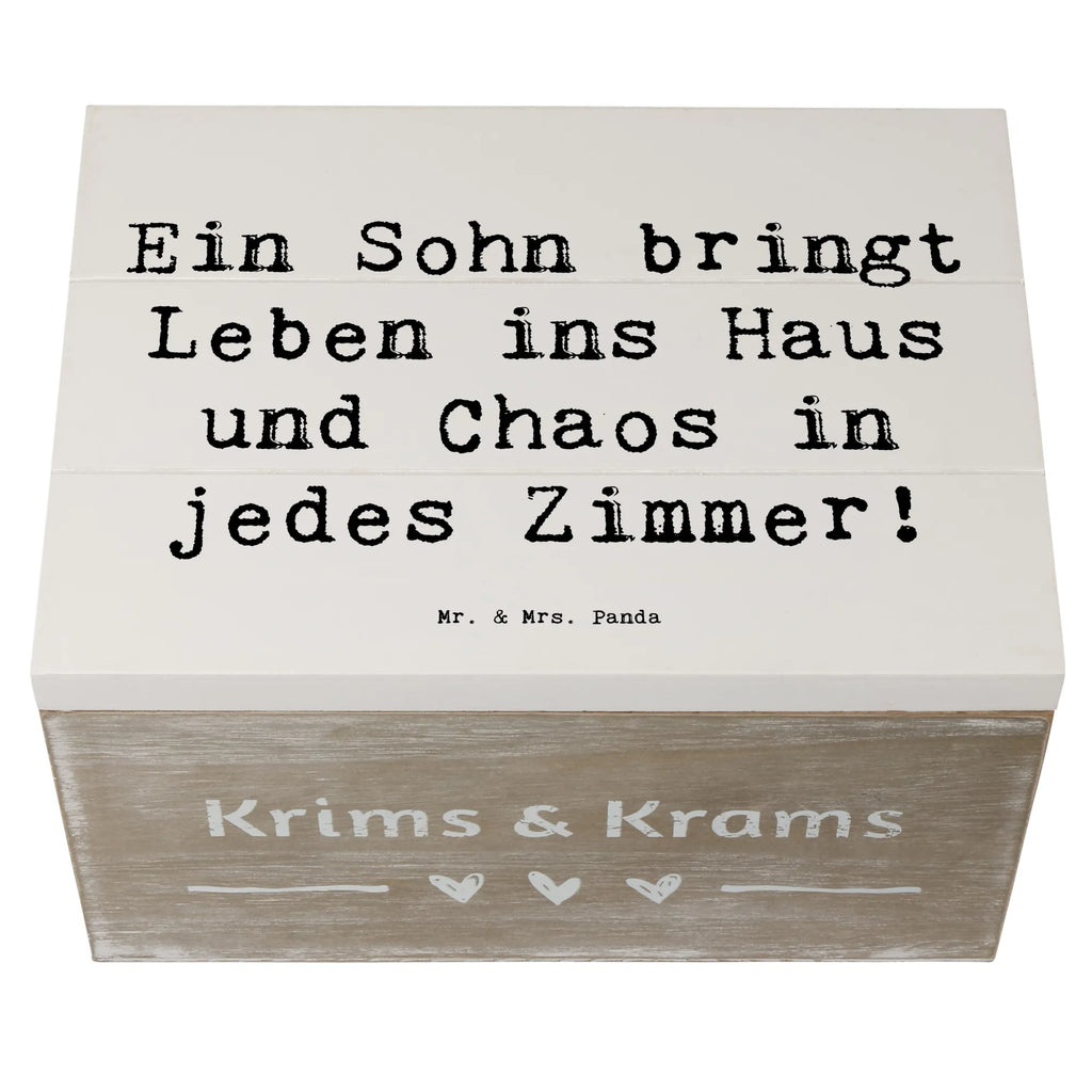 Holzkiste Spruch Lebhafter Sohn Geschenkdose, Erinnerungskiste, Geschenkbox, Dekokiste, Erinnerungsbox, Schatzkiste, Kiste, Holzkiste, XXL, Truhe, Schatulle, Aufbewahrungsbox, Familie, Vatertag, Muttertag, Bruder, Schwester, Mama, Papa, Oma, Opa