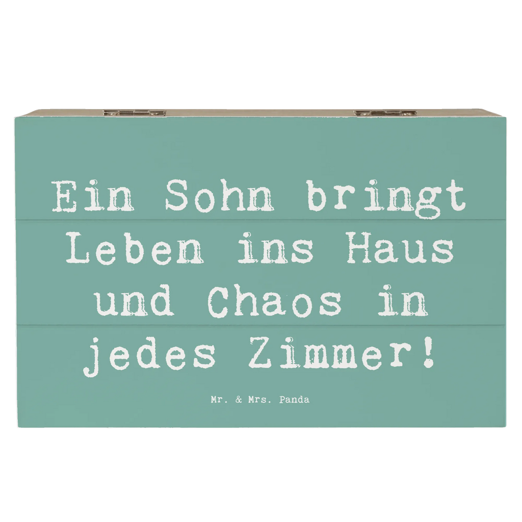 Holzkiste Spruch Lebhafter Sohn Geschenkdose, Erinnerungskiste, Geschenkbox, Dekokiste, Erinnerungsbox, Schatzkiste, Kiste, Holzkiste, XXL, Truhe, Schatulle, Aufbewahrungsbox, Familie, Vatertag, Muttertag, Bruder, Schwester, Mama, Papa, Oma, Opa