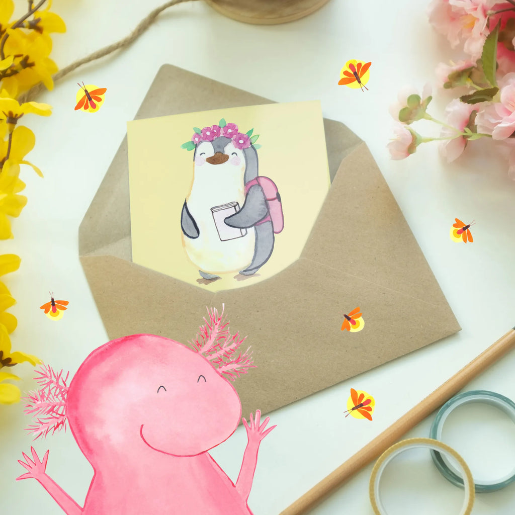 Greetings card Tochter: Expertin im Verlegen von allem, was nicht niet- und nagelfest ist! Klappkarte, Geburtstagskarte, Hochzeitskarte, Ansichtskarten, Einladungskarte, Karte, Grußkarte, Glückwunschkarte, Familie, Vatertag, Muttertag, Bruder, Schwester, Mama, Papa, Oma, Opa