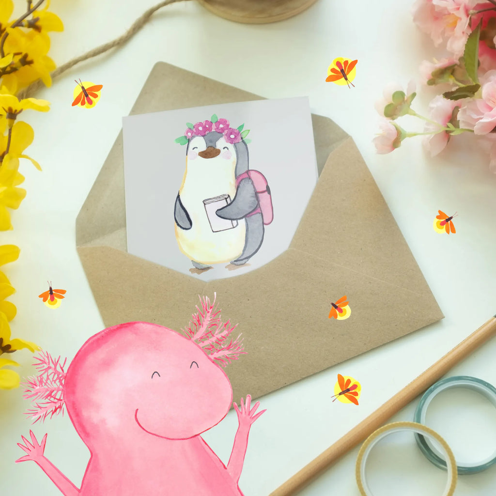 Greetings card Tochter: Expertin im Verlegen von allem, was nicht niet- und nagelfest ist! Klappkarte, Geburtstagskarte, Hochzeitskarte, Ansichtskarten, Einladungskarte, Karte, Grußkarte, Glückwunschkarte, Familie, Vatertag, Muttertag, Bruder, Schwester, Mama, Papa, Oma, Opa