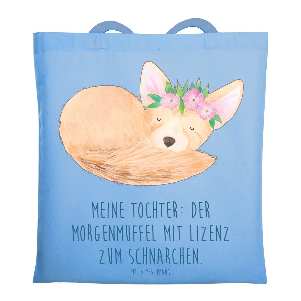 Tragetasche Tochter Morgenmuffel Beutel, Strandtasche, Einkaufstasche, Beuteltasche, Einkaufstüte, Jutetasche, Laptoptasche, Tasche, Jutebeutel, Umhängetasche, Stoffbeutel, Shopper, Schultertasche, Stofftasche, Tragetasche, Badetasche, Familie, Vatertag, Muttertag, Bruder, Schwester, Mama, Papa, Oma, Opa