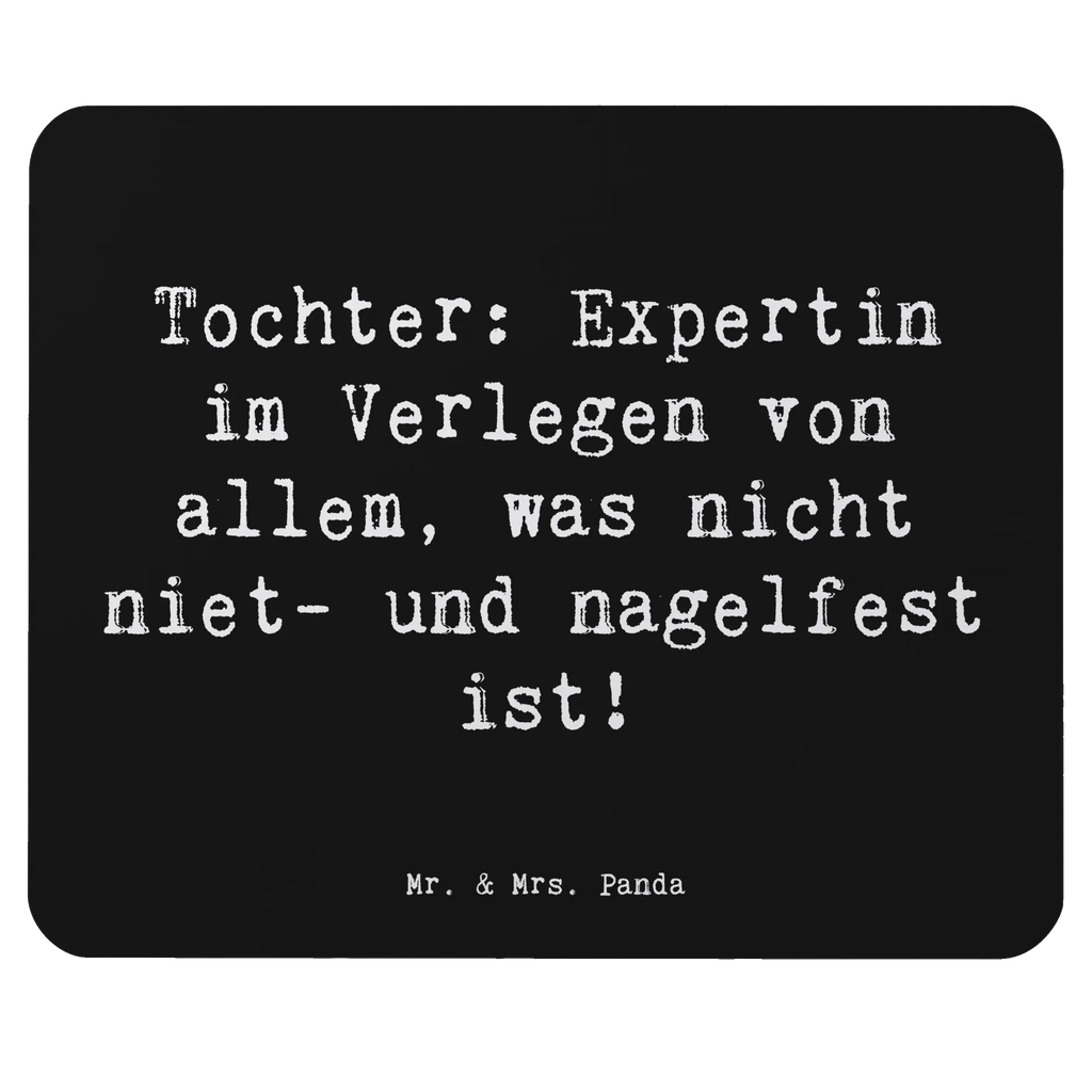 Mauspad Spruch Tochter Expertin Mauspad, Mausunterlage, Mauspad Büro, PC Zubehör, Einzigartiges Mauspad, Arbeitszimmer, Mousepad, Büroausstattung, Designer Mauspad, Computer zubehör, Familie, Vatertag, Muttertag, Bruder, Schwester, Mama, Papa, Oma, Opa