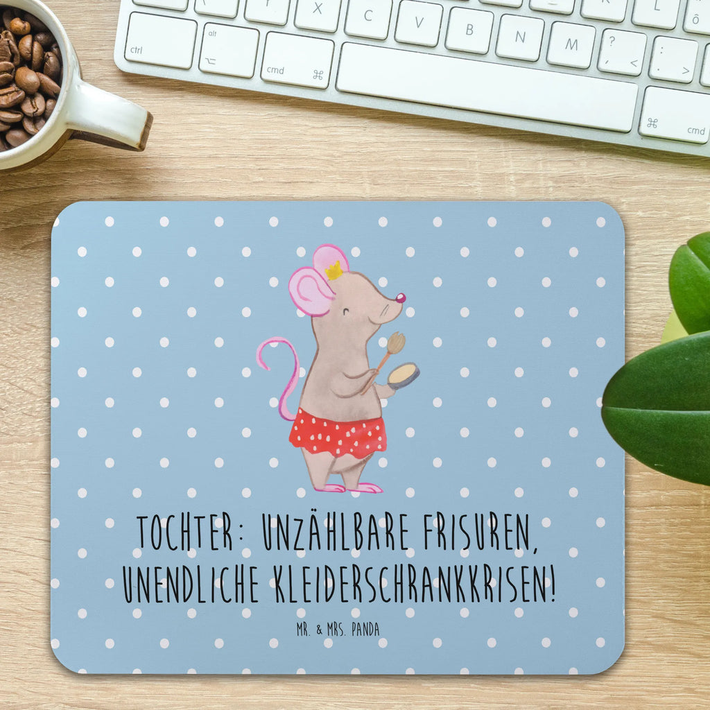 Mouse mat Tochter: Unzählbare Frisuren, unendliche Kleiderschrankkrisen! Mausunterlage, Einzigartiges Mauspad, Computer zubehör, Designer Mauspad, Mauspad Büro, Mousepad, Arbeitszimmer, Mauspad, Büroausstattung, PC Zubehör, Familie, Vatertag, Muttertag, Bruder, Schwester, Mama, Papa, Oma, Opa