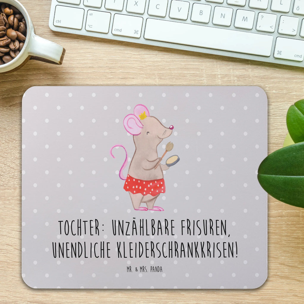 Mouse mat Tochter: Unzählbare Frisuren, unendliche Kleiderschrankkrisen! Mausunterlage, Einzigartiges Mauspad, Computer zubehör, Designer Mauspad, Mauspad Büro, Mousepad, Arbeitszimmer, Mauspad, Büroausstattung, PC Zubehör, Familie, Vatertag, Muttertag, Bruder, Schwester, Mama, Papa, Oma, Opa