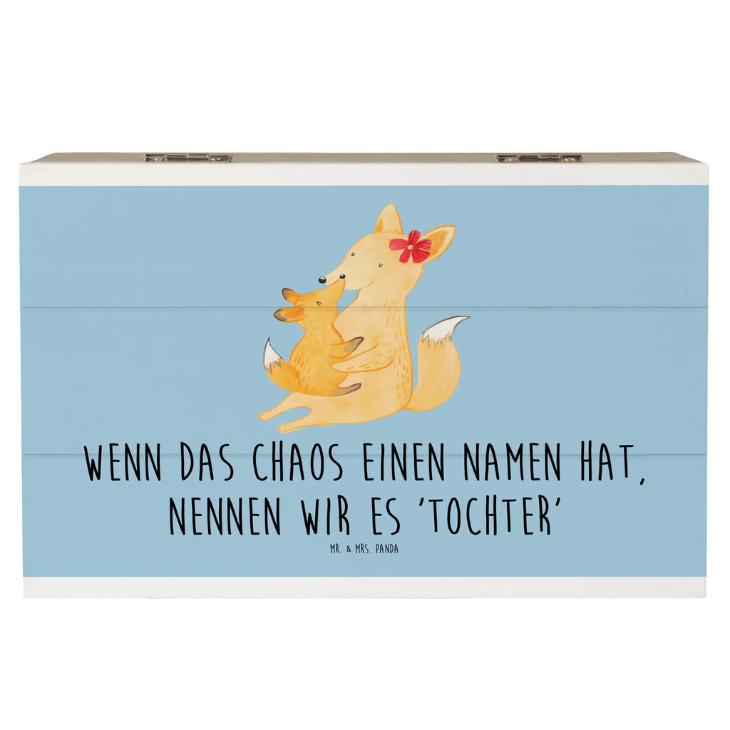 Holzkiste Chaos Tochter Truhe, Schatulle, Kiste, Dekokiste, Schatzkiste, Erinnerungsbox, Geschenkbox, Geschenkdose, Erinnerungskiste, Holzkiste, XXL, Aufbewahrungsbox, Familie, Vatertag, Muttertag, Bruder, Schwester, Mama, Papa, Oma, Opa