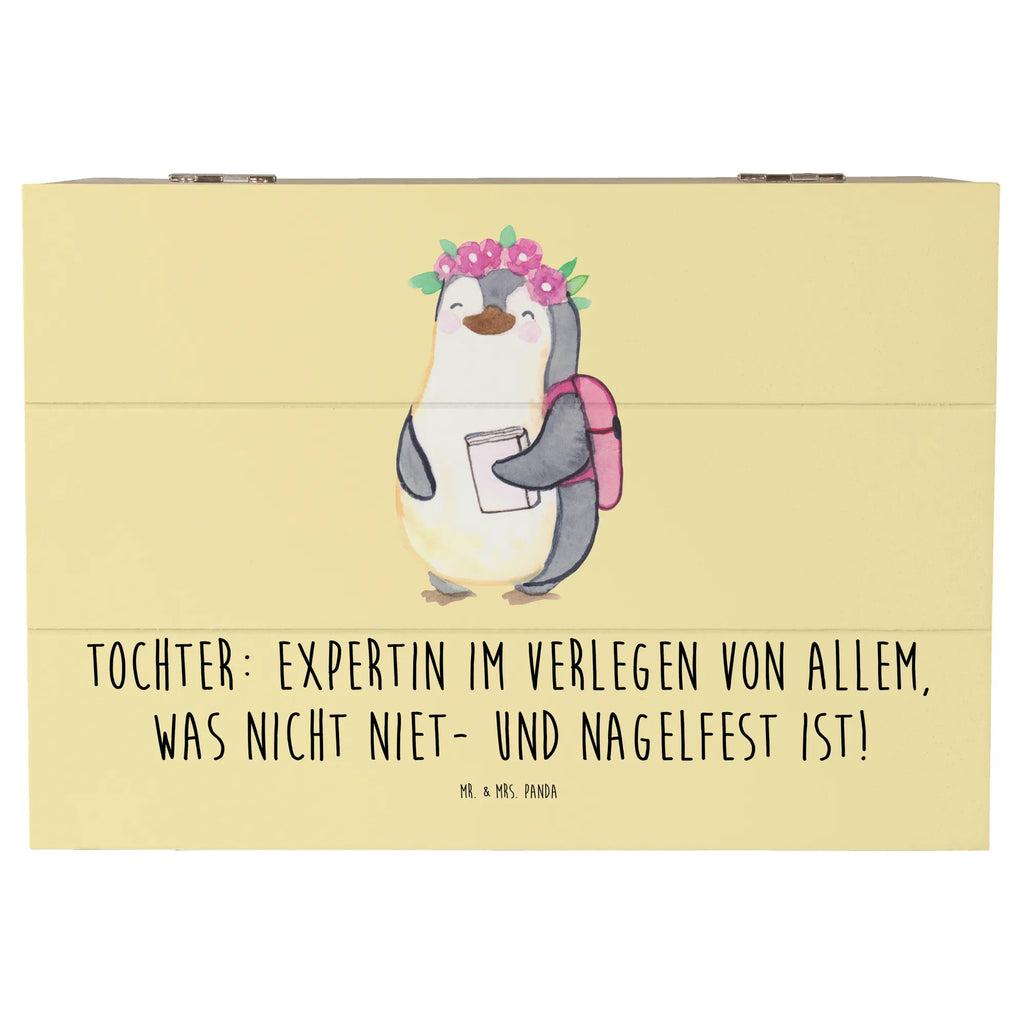 Holzkiste Tochter Expertin Geschenkbox, Kiste, XXL, Schatulle, Erinnerungsbox, Geschenkdose, Erinnerungskiste, Aufbewahrungsbox, Holzkiste, Schatzkiste, Truhe, Dekokiste, Familie, Vatertag, Muttertag, Bruder, Schwester, Mama, Papa, Oma, Opa