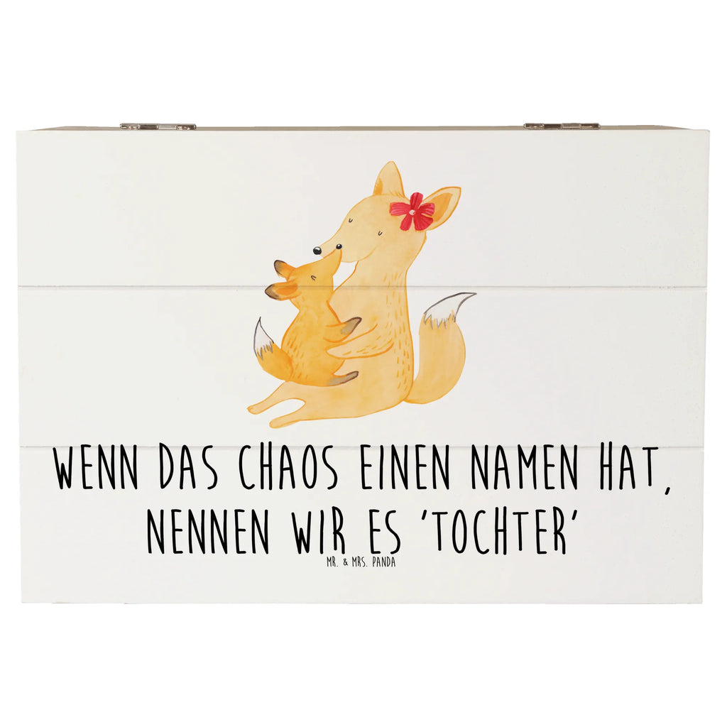 Holzkiste Chaos Tochter Truhe, Schatulle, Kiste, Dekokiste, Schatzkiste, Erinnerungsbox, Geschenkbox, Geschenkdose, Erinnerungskiste, Holzkiste, XXL, Aufbewahrungsbox, Familie, Vatertag, Muttertag, Bruder, Schwester, Mama, Papa, Oma, Opa