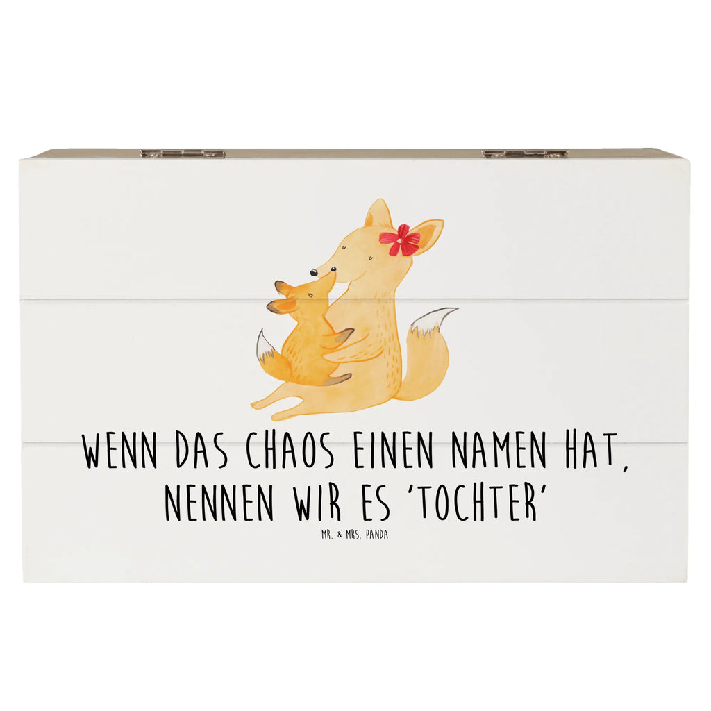 Holzkiste Chaos Tochter Truhe, Schatulle, Kiste, Dekokiste, Schatzkiste, Erinnerungsbox, Geschenkbox, Geschenkdose, Erinnerungskiste, Holzkiste, XXL, Aufbewahrungsbox, Familie, Vatertag, Muttertag, Bruder, Schwester, Mama, Papa, Oma, Opa
