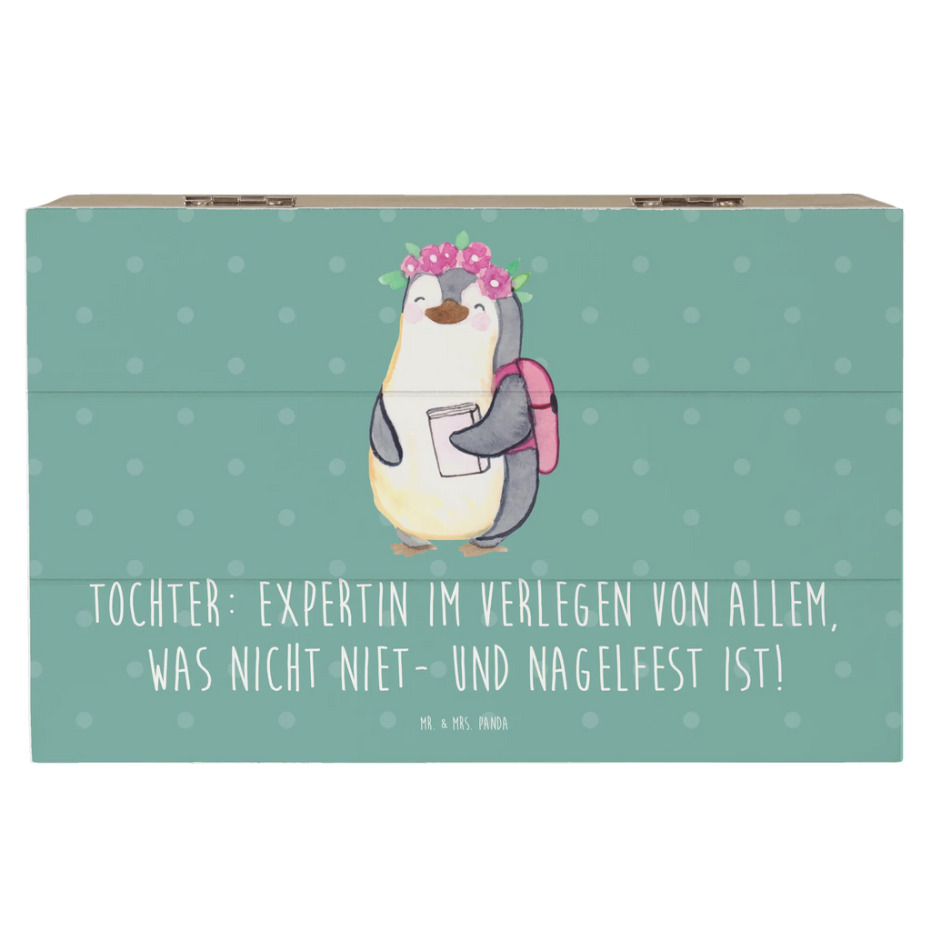 Holzkiste Tochter Expertin Geschenkbox, Kiste, XXL, Schatulle, Erinnerungsbox, Geschenkdose, Erinnerungskiste, Aufbewahrungsbox, Holzkiste, Schatzkiste, Truhe, Dekokiste, Familie, Vatertag, Muttertag, Bruder, Schwester, Mama, Papa, Oma, Opa