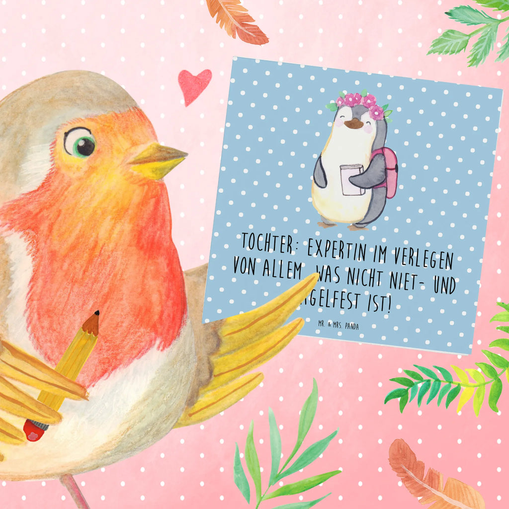 Deluxe Karte Tochter Expertin Karte, Grußkarte, Klappkarte, Glückwunschkarte, Hochzeitskarte, Hochwertige Klappkarte, Geburtstagskarte, Einladungskarte, Hochwertige Grußkarte, Familie, Vatertag, Muttertag, Bruder, Schwester, Mama, Papa, Oma, Opa