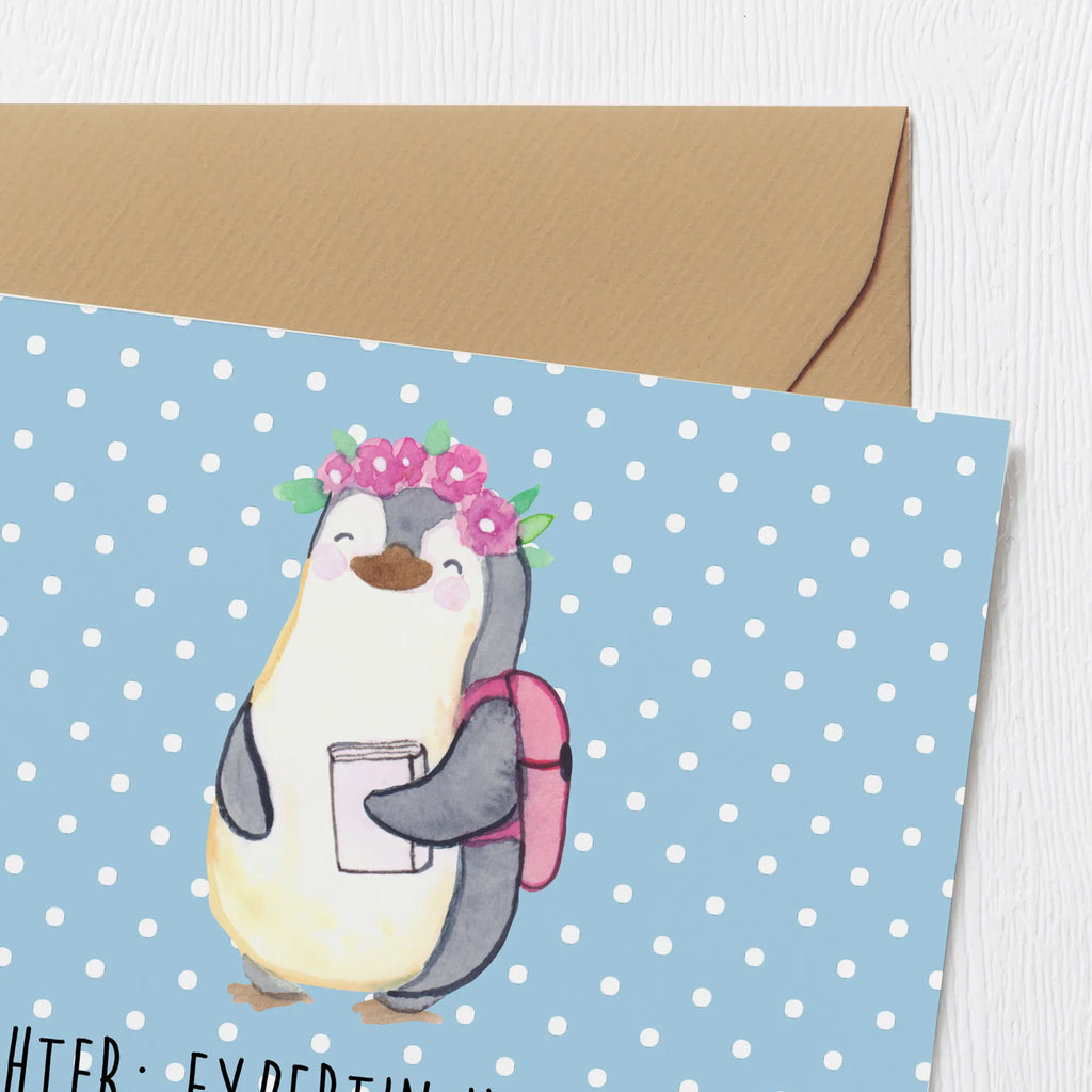 Deluxe Karte Tochter Expertin Karte, Grußkarte, Klappkarte, Glückwunschkarte, Hochzeitskarte, Hochwertige Klappkarte, Geburtstagskarte, Einladungskarte, Hochwertige Grußkarte, Familie, Vatertag, Muttertag, Bruder, Schwester, Mama, Papa, Oma, Opa